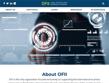 Tablet Screenshot of ofii.org